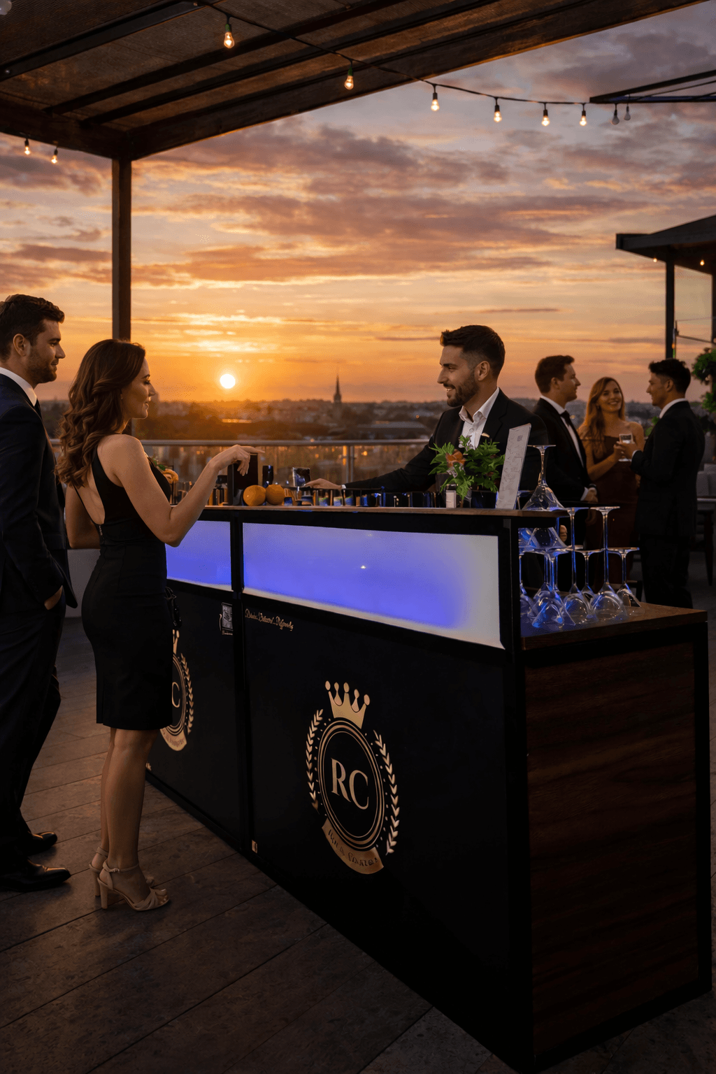 Mobile Cocktailbar und Cocktail Catering von Royal Cocktails für Events in Deutschland