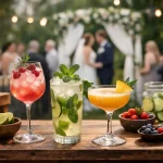 Hochzeitsbar mit alkoholfreien Signature Drinks