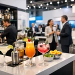 Cocktailbar für den Messestand richtig planen